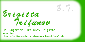 brigitta trifunov business card